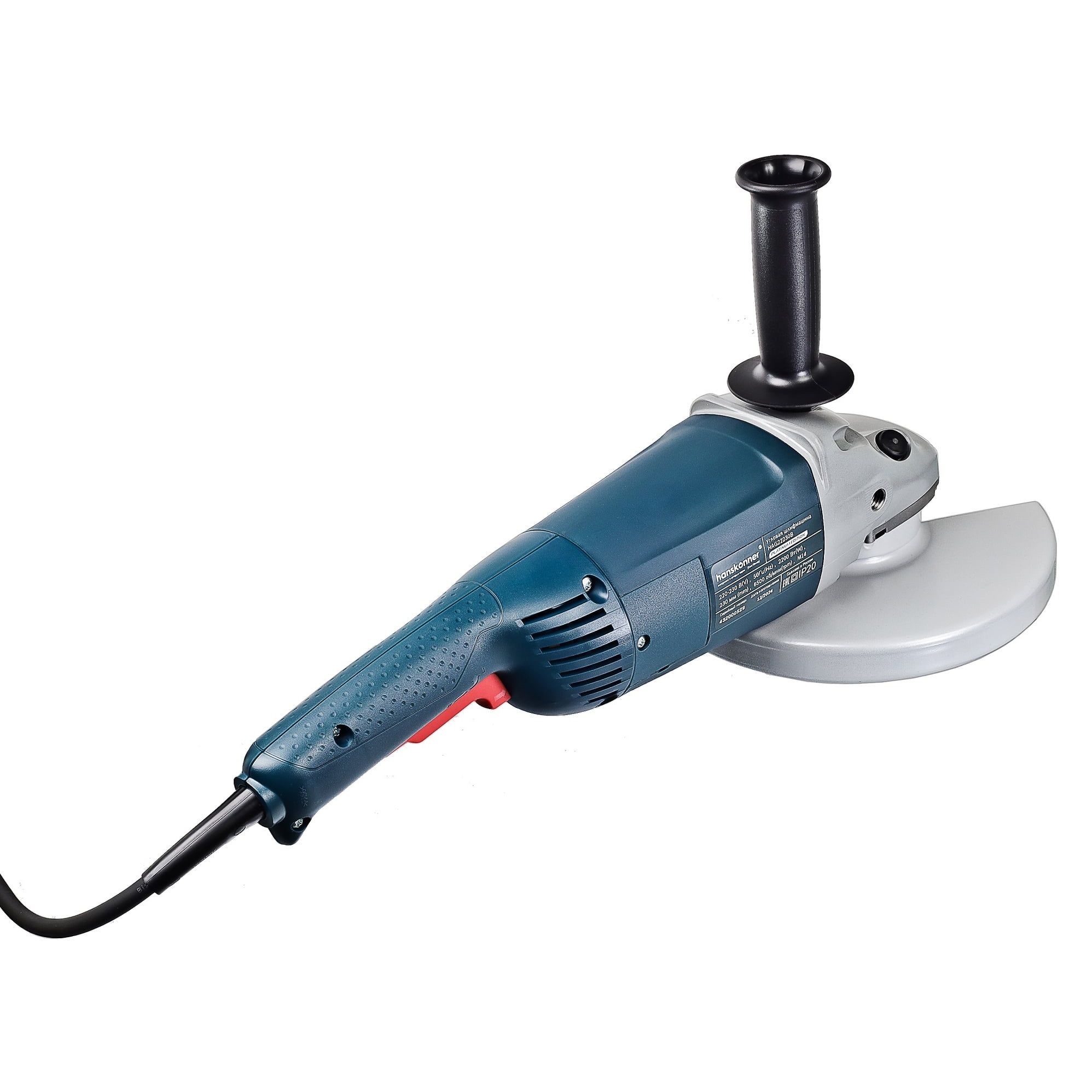 УШМ (болгарка) Hanskonner Platinum HAG22230B 2200Вт 230 мм