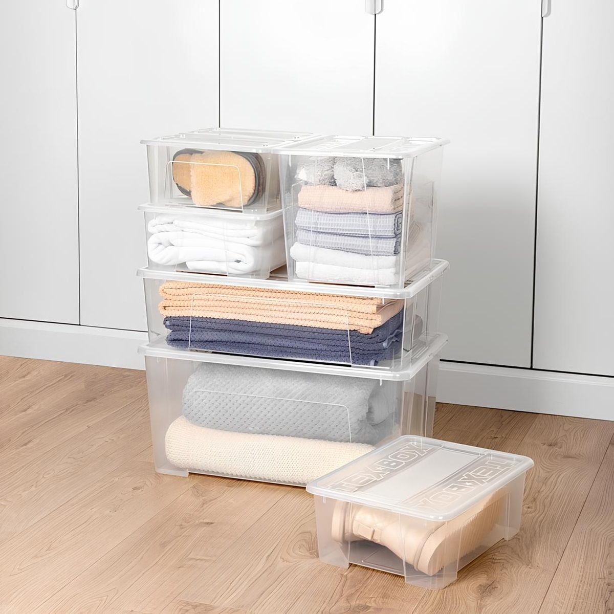 Контейнер для хранения Tex-Box 57х38х27,2 см 48 л бесцветный