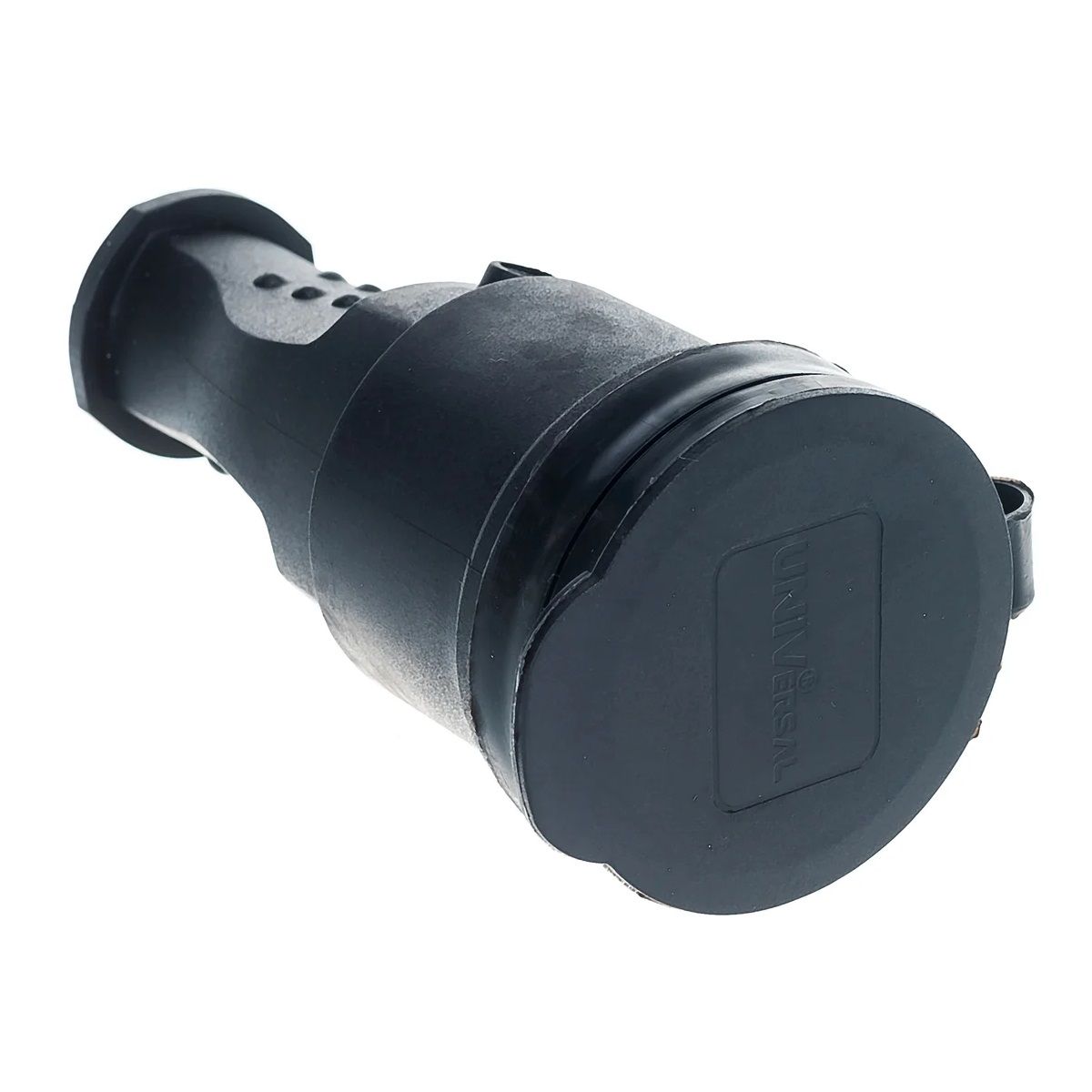 Розетка 1 гнездо с заглушкой с/з 16А 220В IP44 UNIVersal Компакт черная