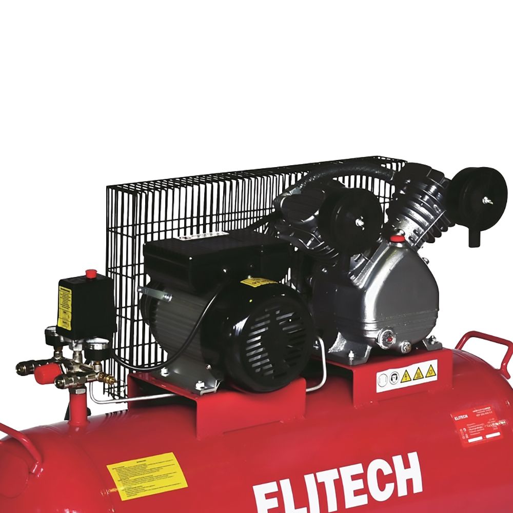 Компрессор ременной Elitech КПР 400-100-2,2 100 л 400 л/мин 2,2кВт