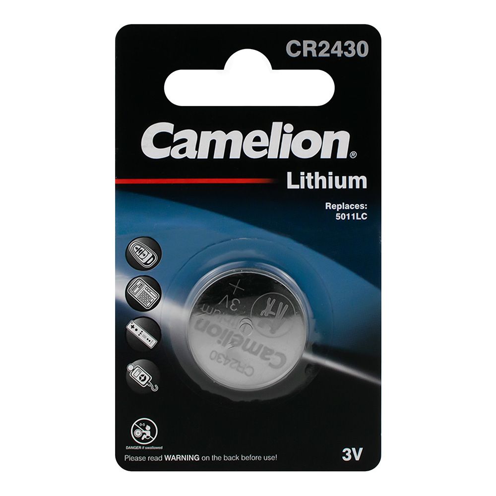 Батарейка литиевая Camelion CR2430 BL-1