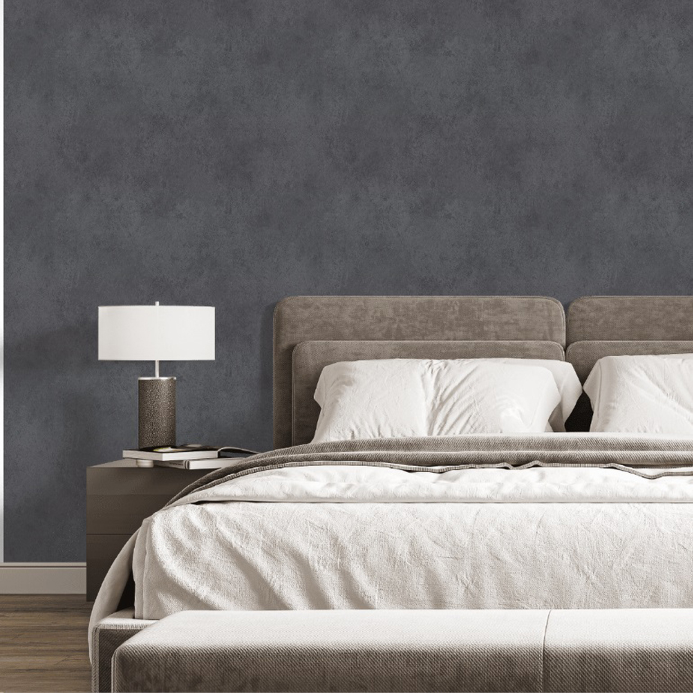 Обои Palitra Home Rich Potal HC72605-44 черные бетон 1,06х10 м