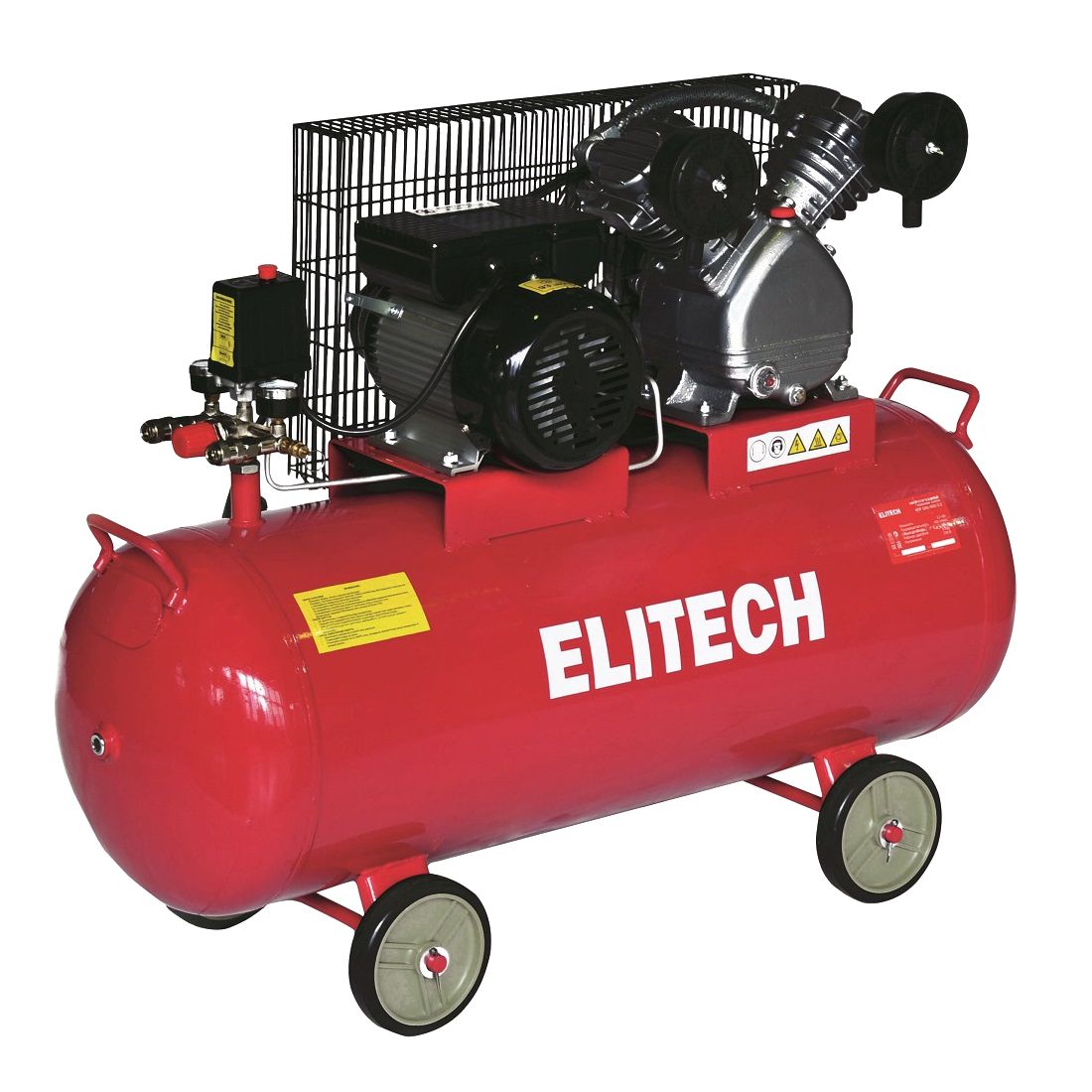 Компрессор ременной Elitech КПР 400-100-2,2 100 л 400 л/мин 2,2кВт
