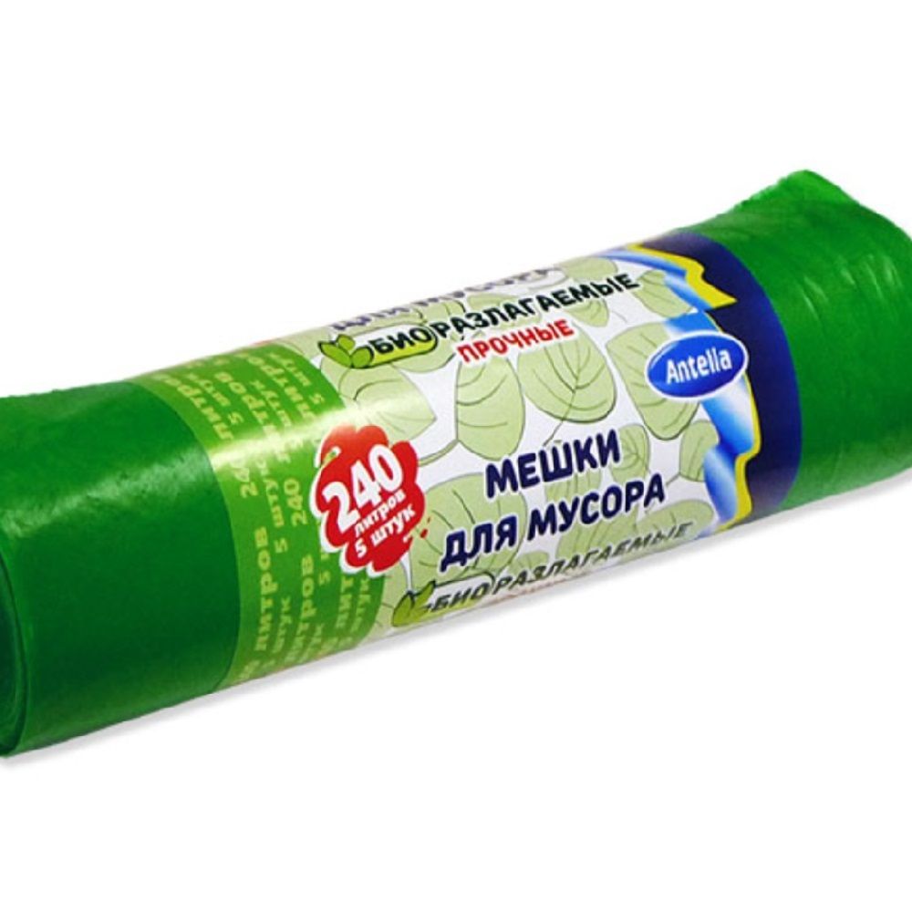 Мешки для мусора Антелла 240 л 5 шт 40 мкм