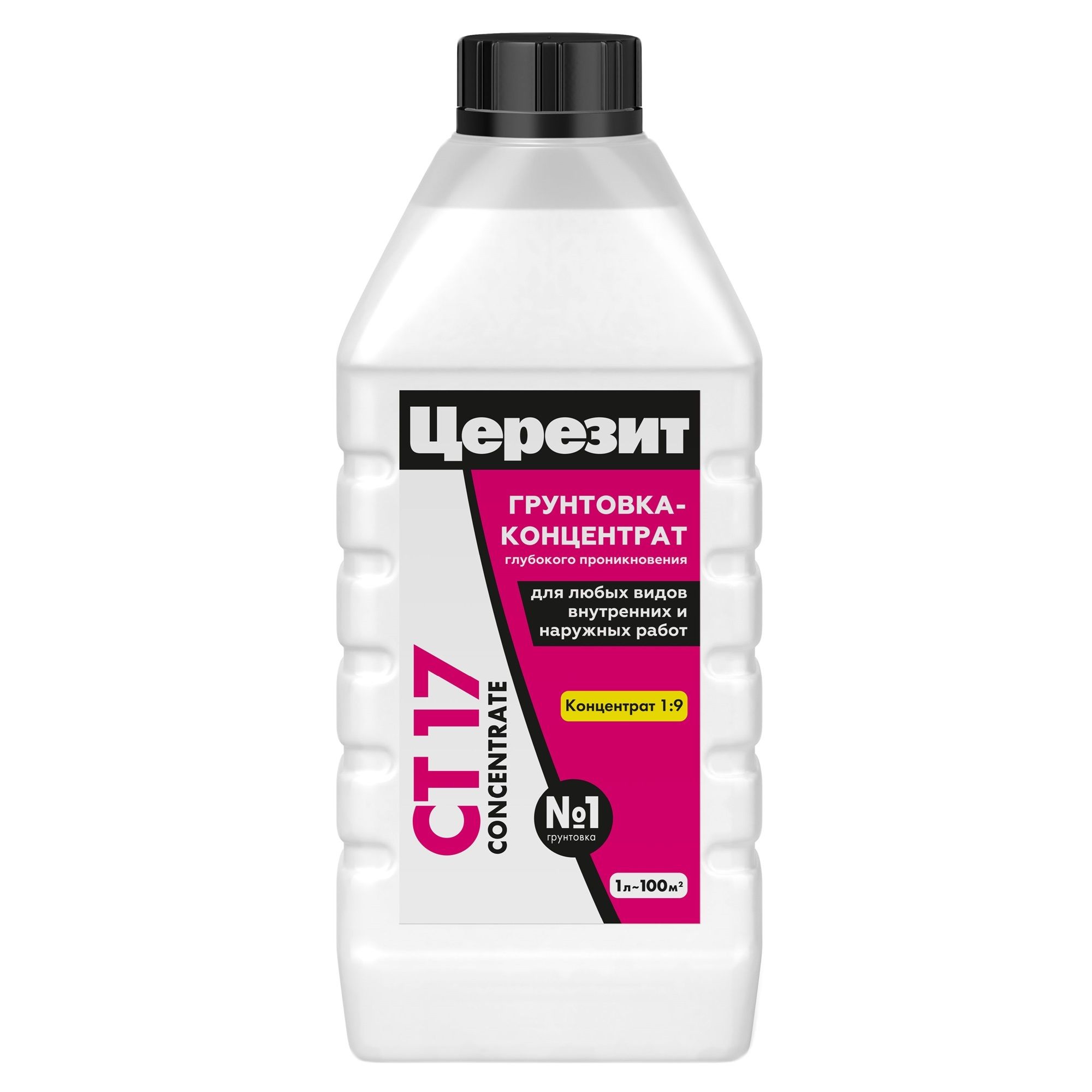 Грунтовка-концентрат глубокого проникновения Церезит CT 17 Concentrate 1 л