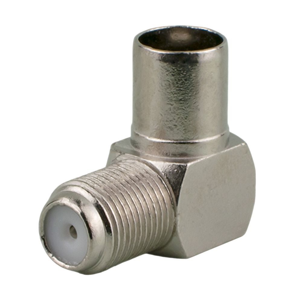 ПЕРЕХОДНИК УГЛОВОЙ гн. F -штекер TV TDM SQ1809-0013