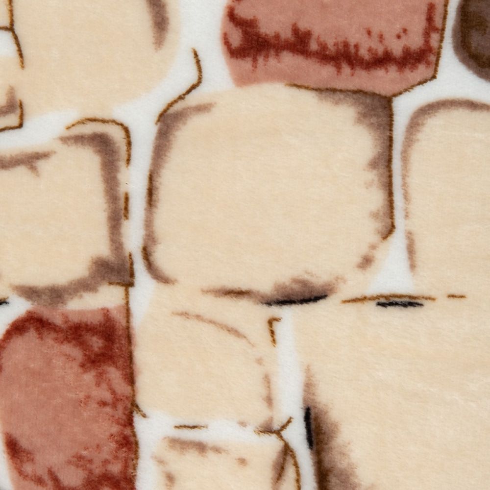 Плед фланель TF FN F13BR a1520 Камешки 150x200 см коричневый