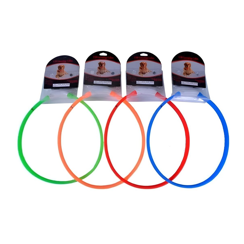 Ошейник для собак Nunbell светящийся LED 1,5х50 см микс 262669