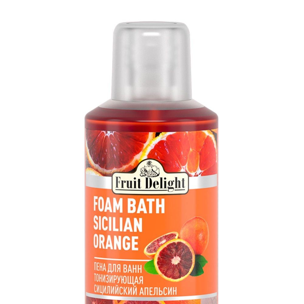 Пена для ванн Fruit Delight Тонизирующая Сицилийский апельсин 1 л