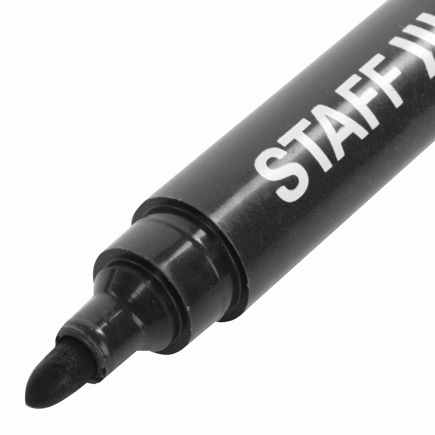 Маркер перманентный черный Staff Basic PM-733 круглый, линия 2,5 мм 150733