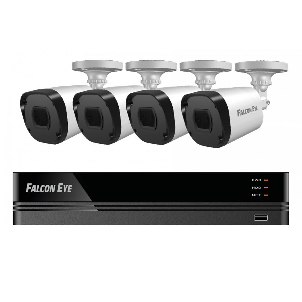 Комплект Регистратор FE-1108MHD KIT SMART 8.4 8CH H.264+ 1080N 5 in 1 Регистратор: Запись 8ch 1080N*25fps; HDMI, VGA, SATA*1 (до 8TB HDD), поддержка 3G/4G, WIFI, 2 USB; Смарт функции записи и воспроизведения; поддержка Google Drive и Dropbox; Камеры: 4 ул