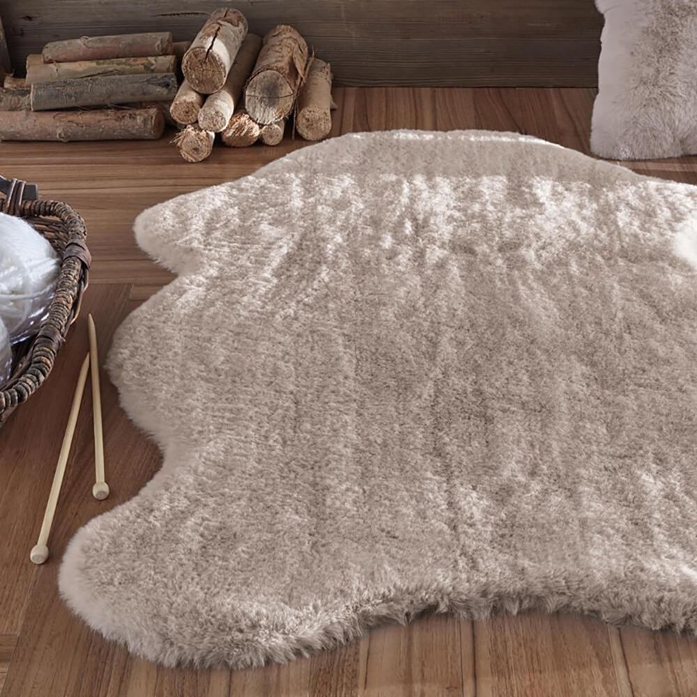 Ковер Rabbit fur 0,8х1,2 м бежевый