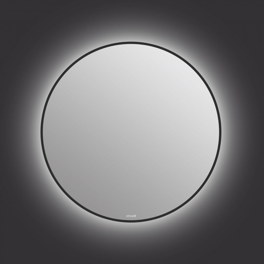 Зеркало с подсветкой Eclipse Smart d600 мм в черной рамке