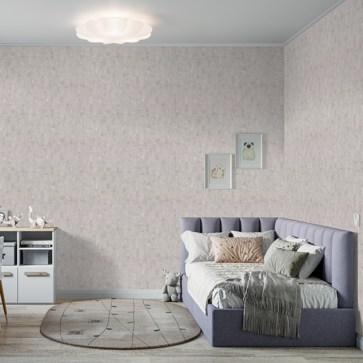 Обои Palitra Style Grand Prix 72556-42SL бежевые штукатурка 1,06х10 м