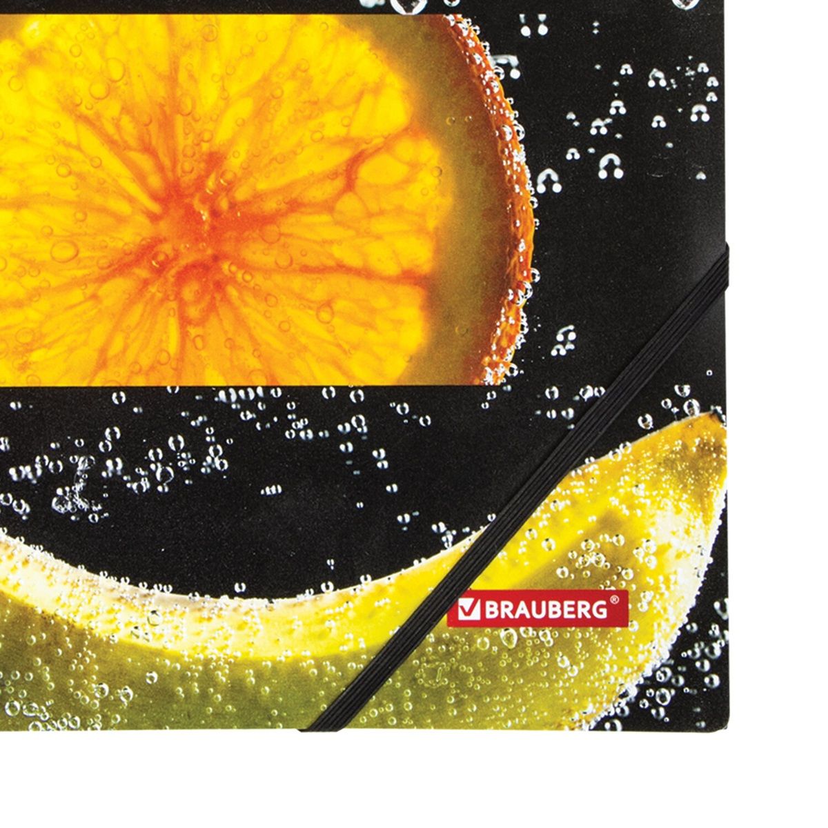 Папка на резинках А4 Brauberg Fresh zone до 300 л., 500 мкм