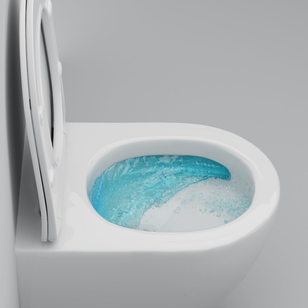 Унитаз подвесной безободковый AM.PM Like AquaSpi C801901SC сиденье дюропласт микролифт быстросъемное