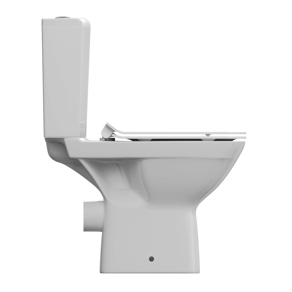 Унитаз-компакт Cersanit Carina Clean 011 3/5 DPL EO slim прямой выпуск сиденье дюропласт микролифт