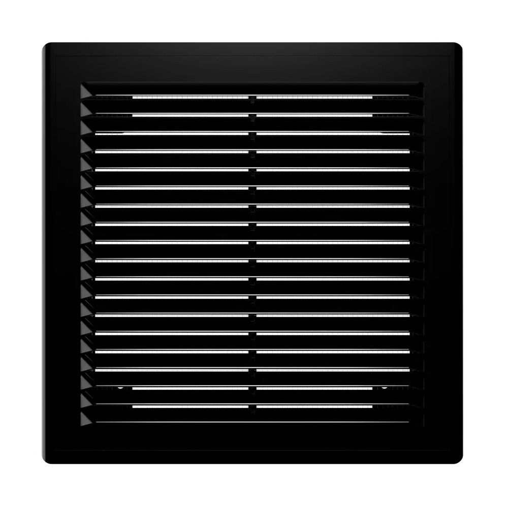 Решетка вентиляционная Era 2121Р Black 209х209 мм черная