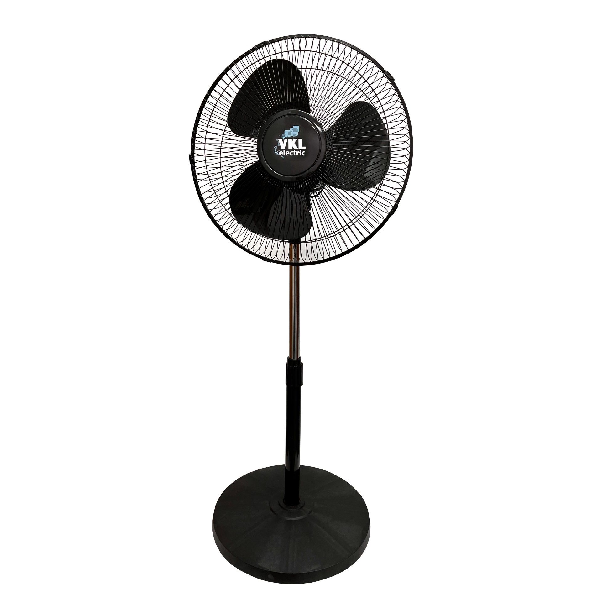 Вентилятор напольный VKL electric VGF-05 Black 40Вт 430 мм черный круглое основание (2)