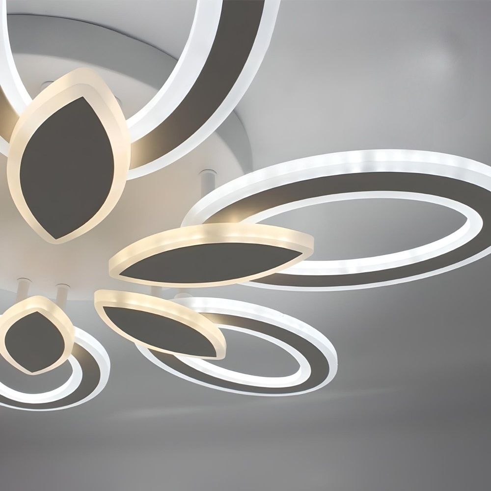 Люстра управляемая светодиодная Aurora double 120W 6F-APP-660x105-WHITE/WHITE-220-IP20