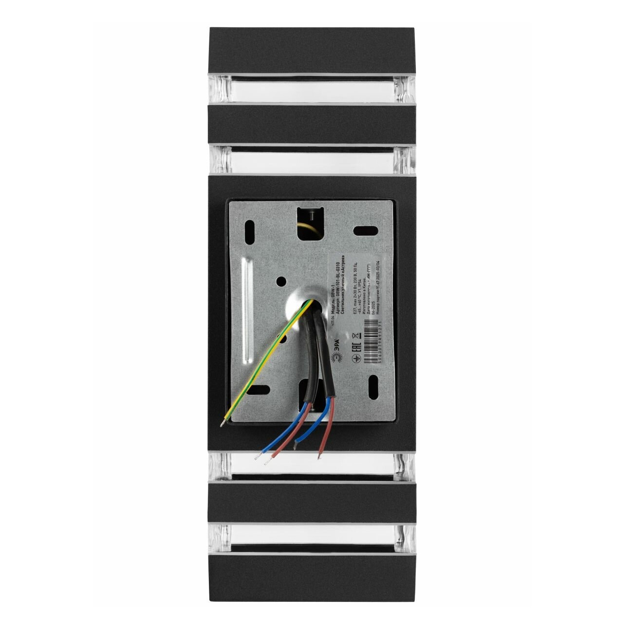 Светильник уличный настенный Эра Астрея GBW-101-BL-0310 30Вт 2хЕ27 IP54 черный