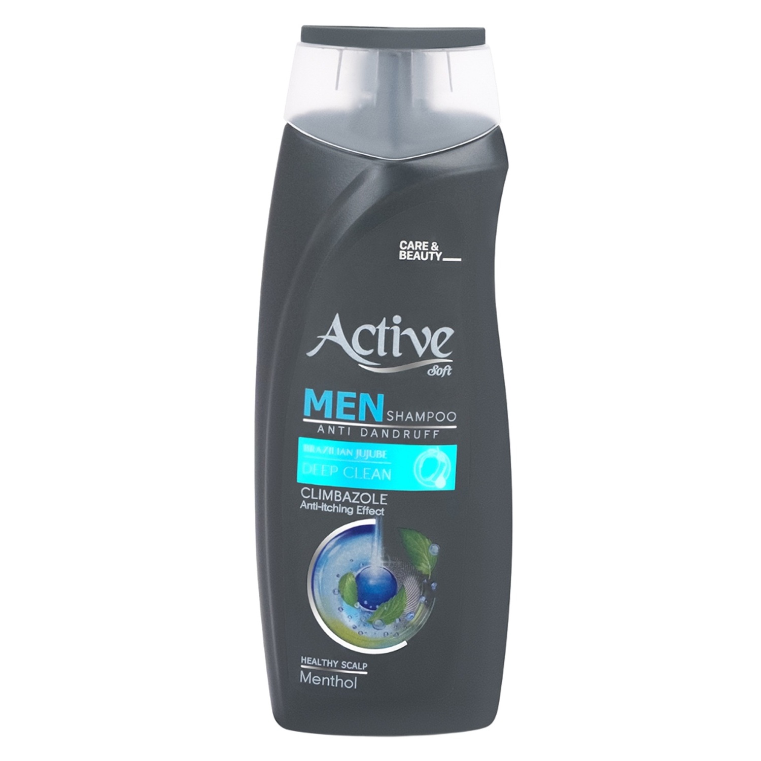 Шампунь для волос мужской Active Care&Beauty С климбазолом и ментолом 350 мл
