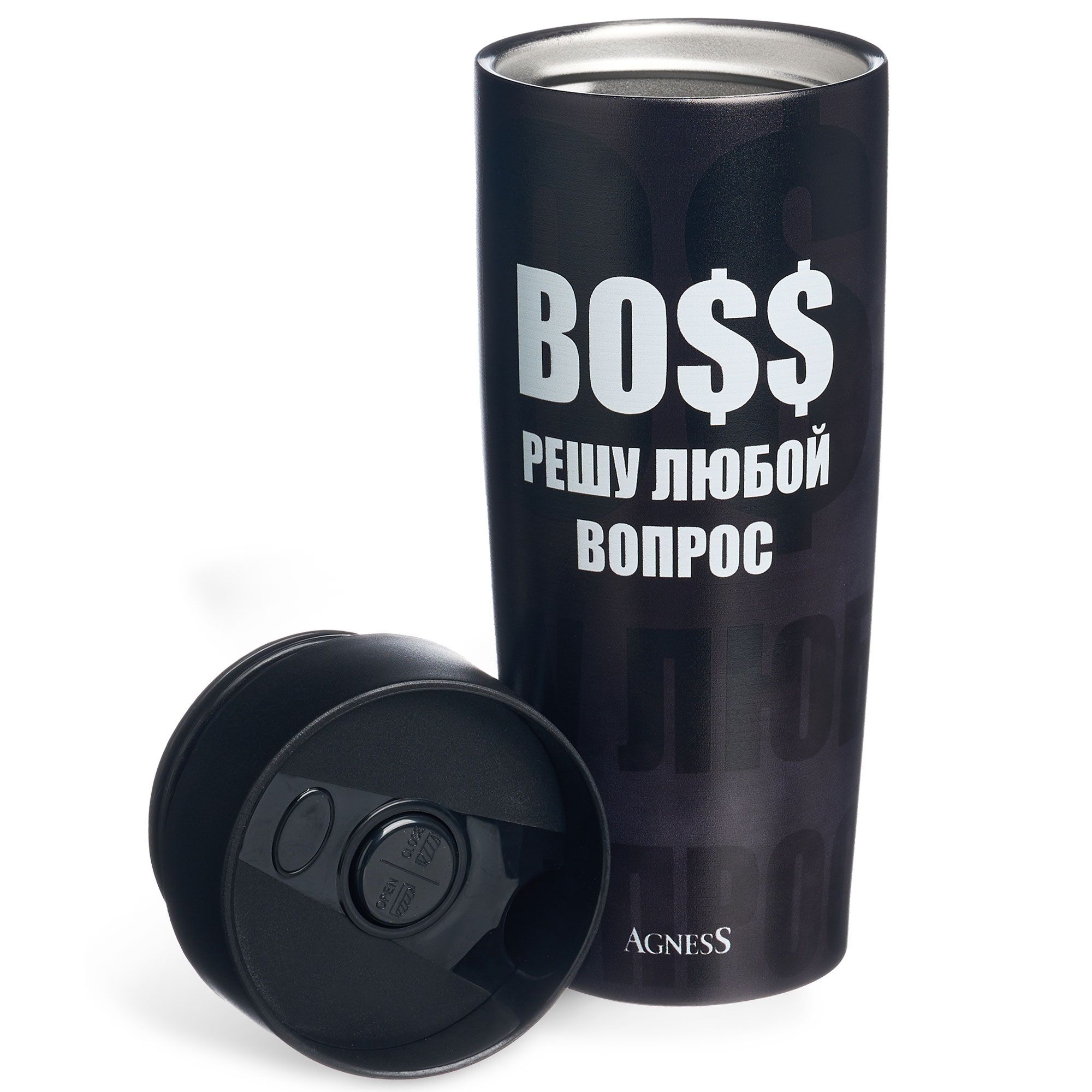 Термокружка 360 мл Agness Boss