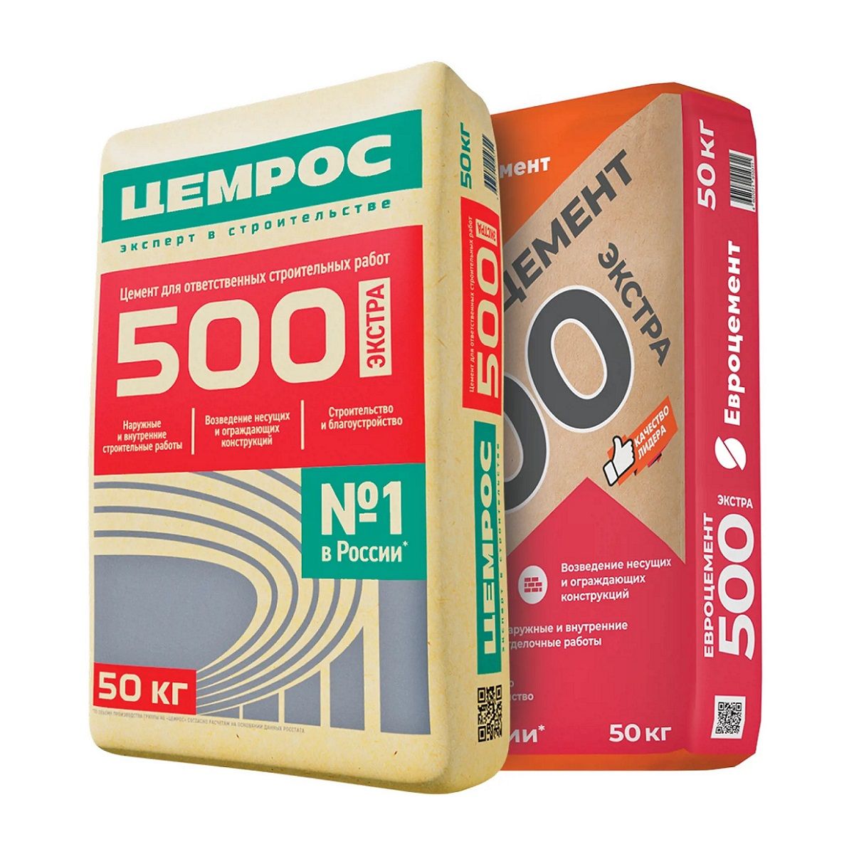 Цемент ЦемРос М500 50 кг