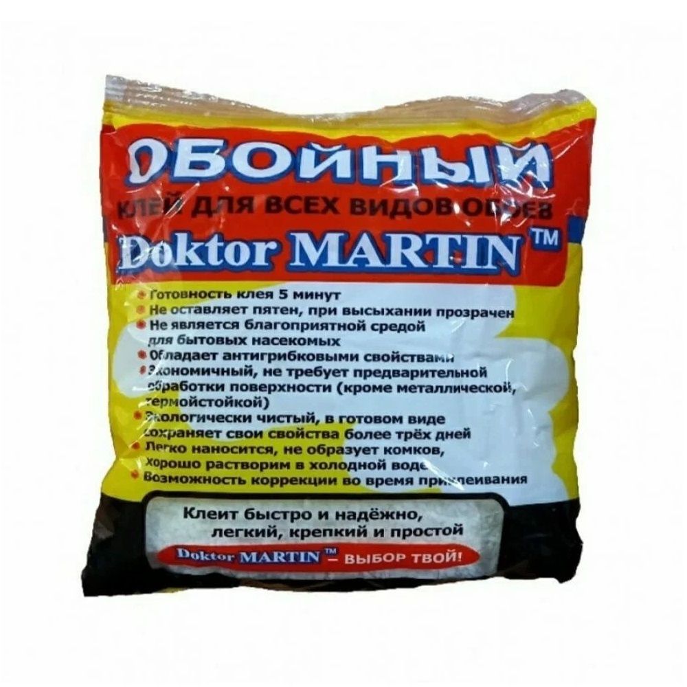Клей для обоев универсальный Doktor Martin 35 м2 200 г