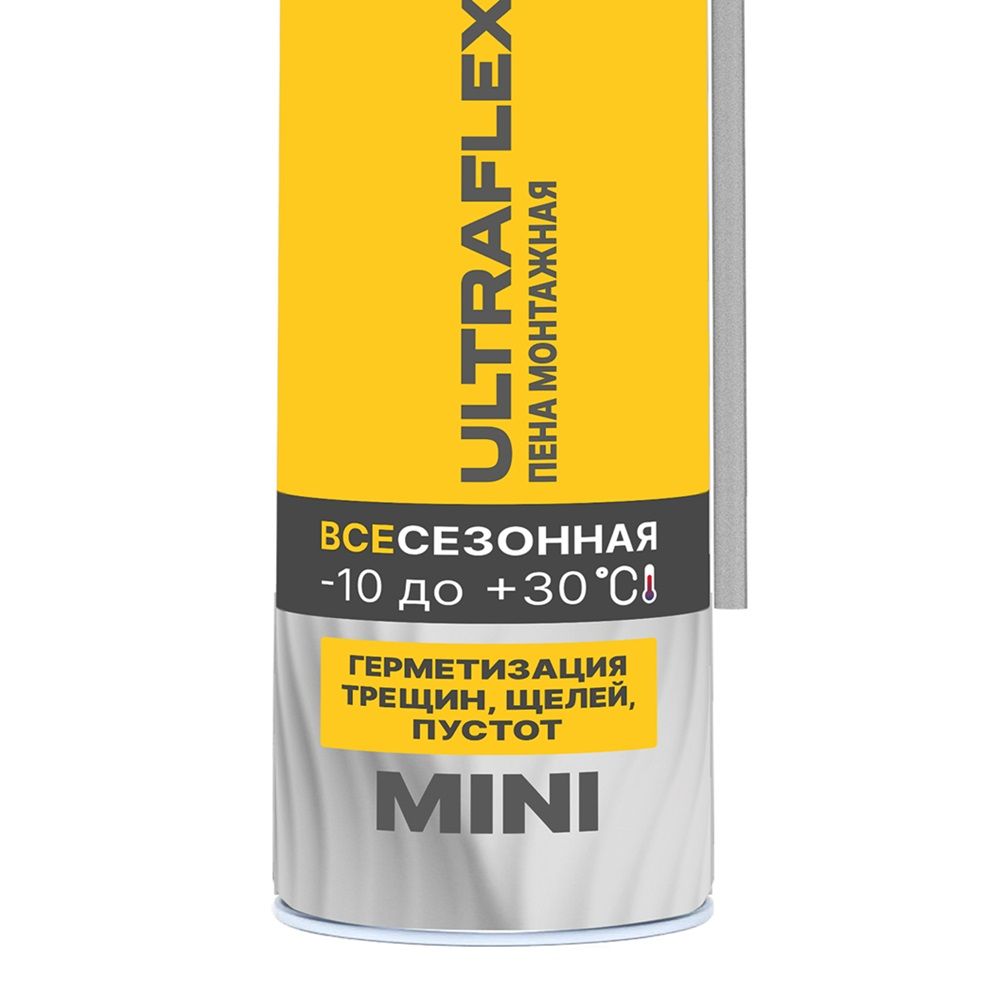 Пена монтажная бытовая всесезонная Krass Ultraflex Mini 250 мл