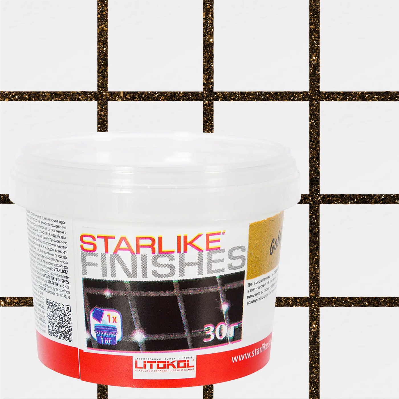 Добавка Litokol Gold золотая, 30 гр
