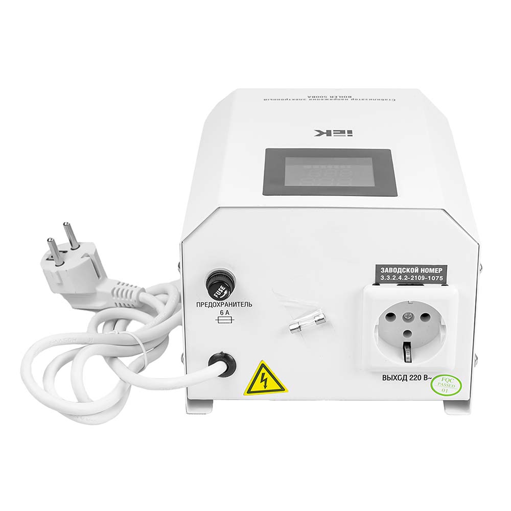 СТАБИЛИЗАТОР напряжения Boiler 0.5кВА ИЭК IVS24-1-00500