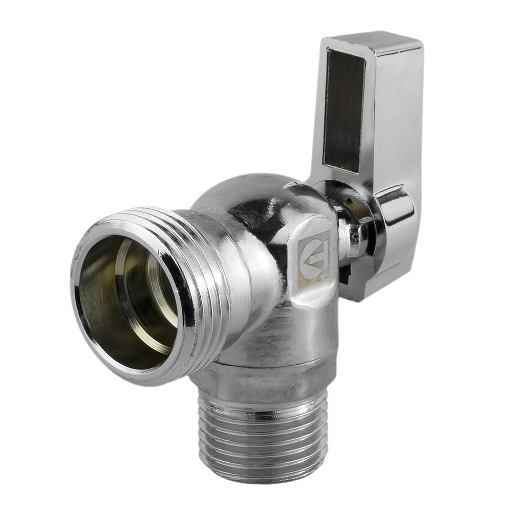 Кран шаровой угловой 1/2"-3/4" НР/НР Valtec VT.392.N.05