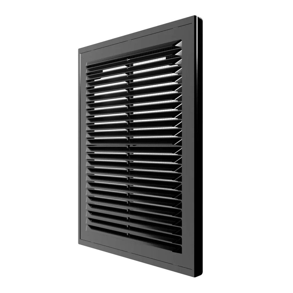 Решетка вентиляционная Era 1520р Black 150х200 мм черная