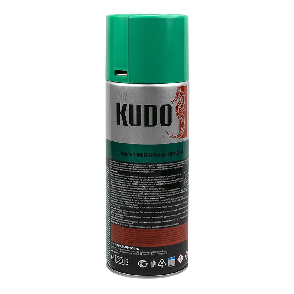 АЭРОЗОЛЬ KUDO эмаль бирюзовая 520мл (12)