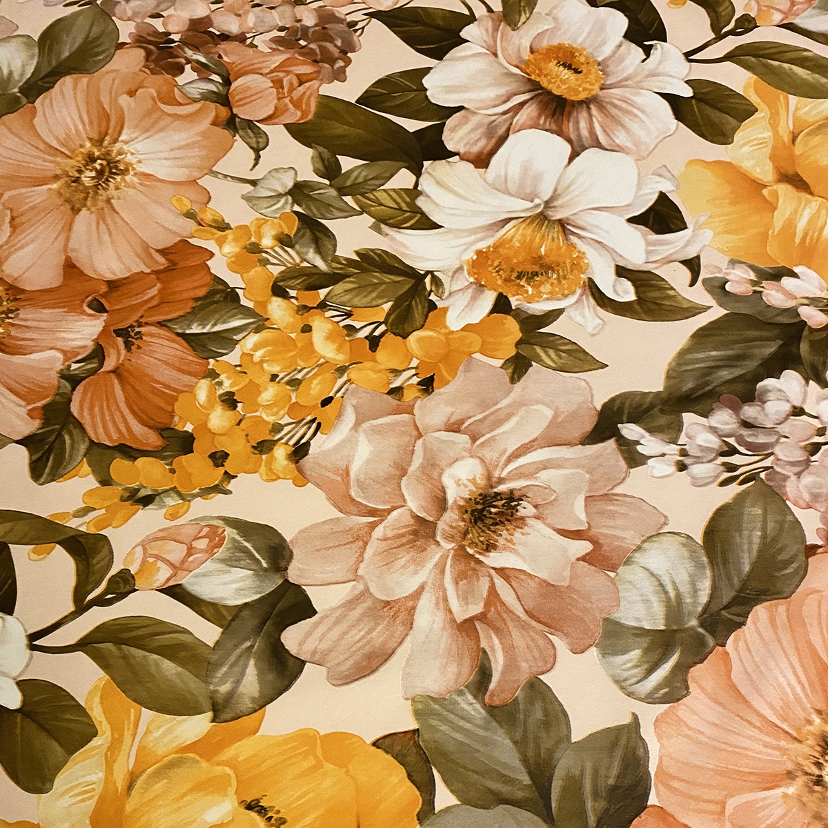 Клеенка ПВХ на нетканой основе Florista 1629-03 1,4 м