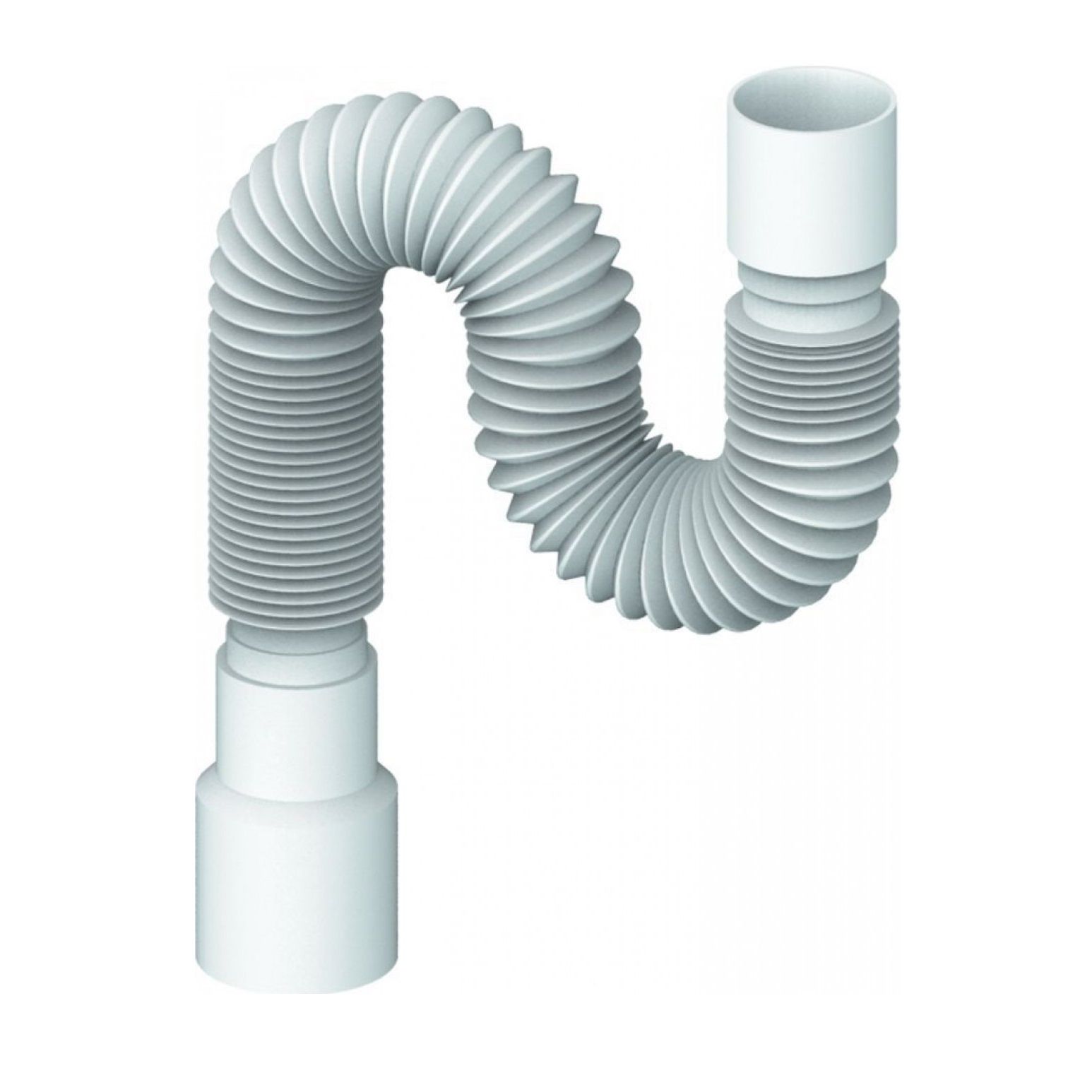 Труба гофрированная 1 1/2"х40/50 800 мм d80 Unicorn