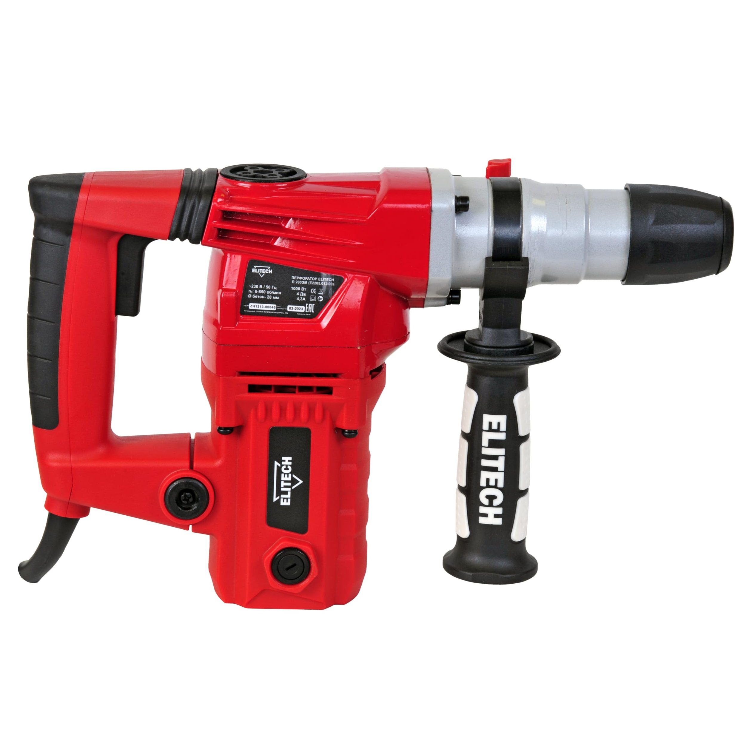Перфоратор Elitech 280ЭМ 1000Вт 4 Дж