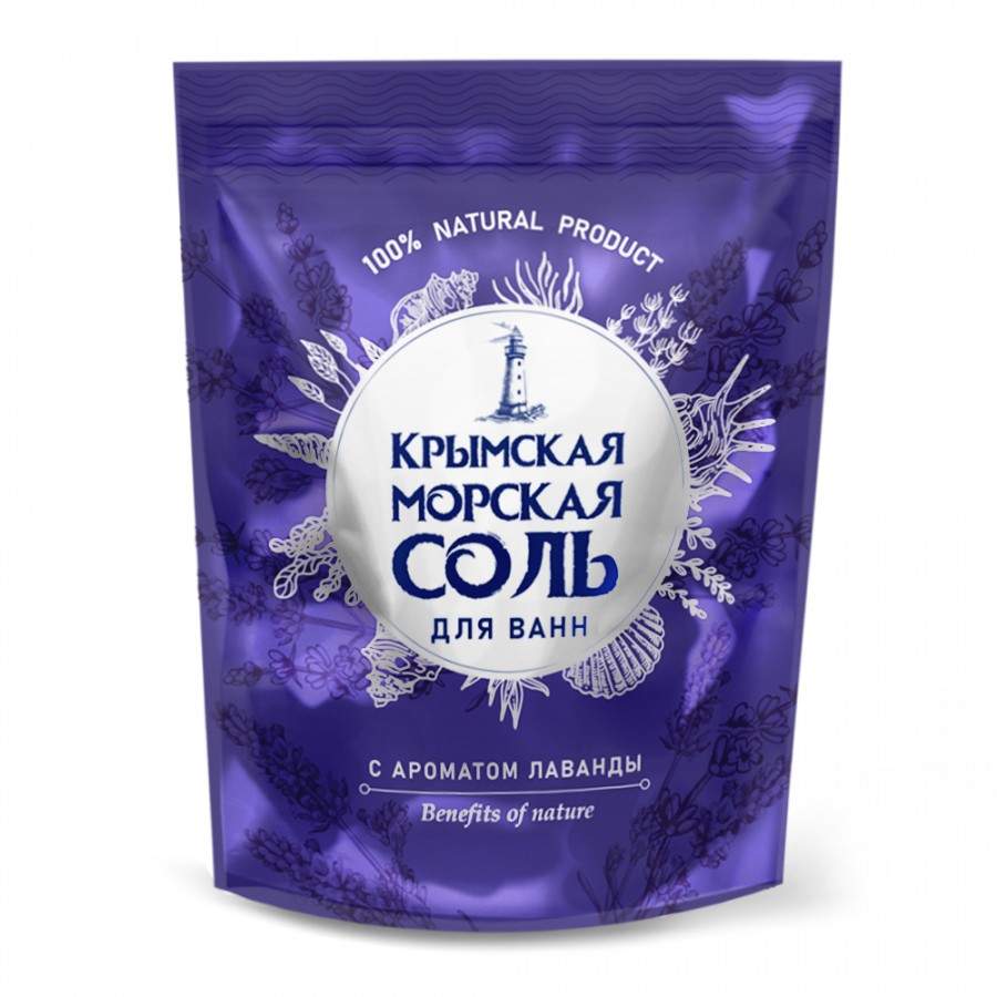 Соль для ванн Натуральная морская 1,1 кг
