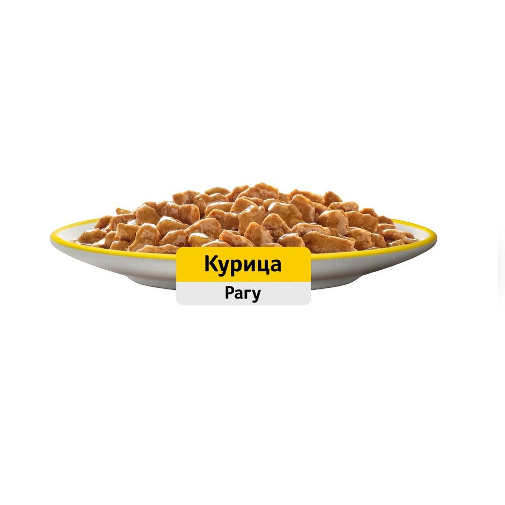 Корм для кошек влажный Whiskas Рагу Курица 75 г
