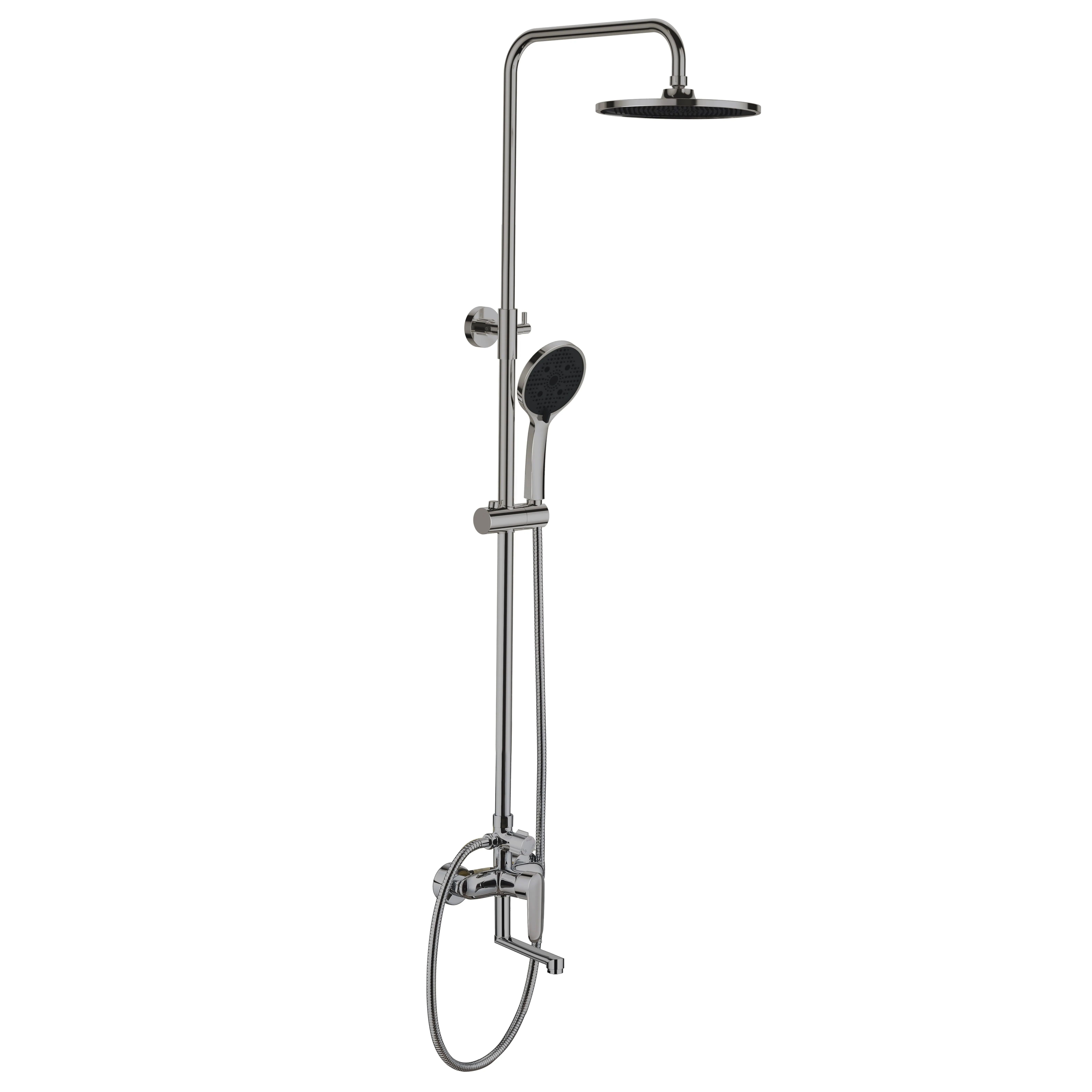 Душевая система Esko Lagos Gun Metal ST205LGGM с тропическим душем