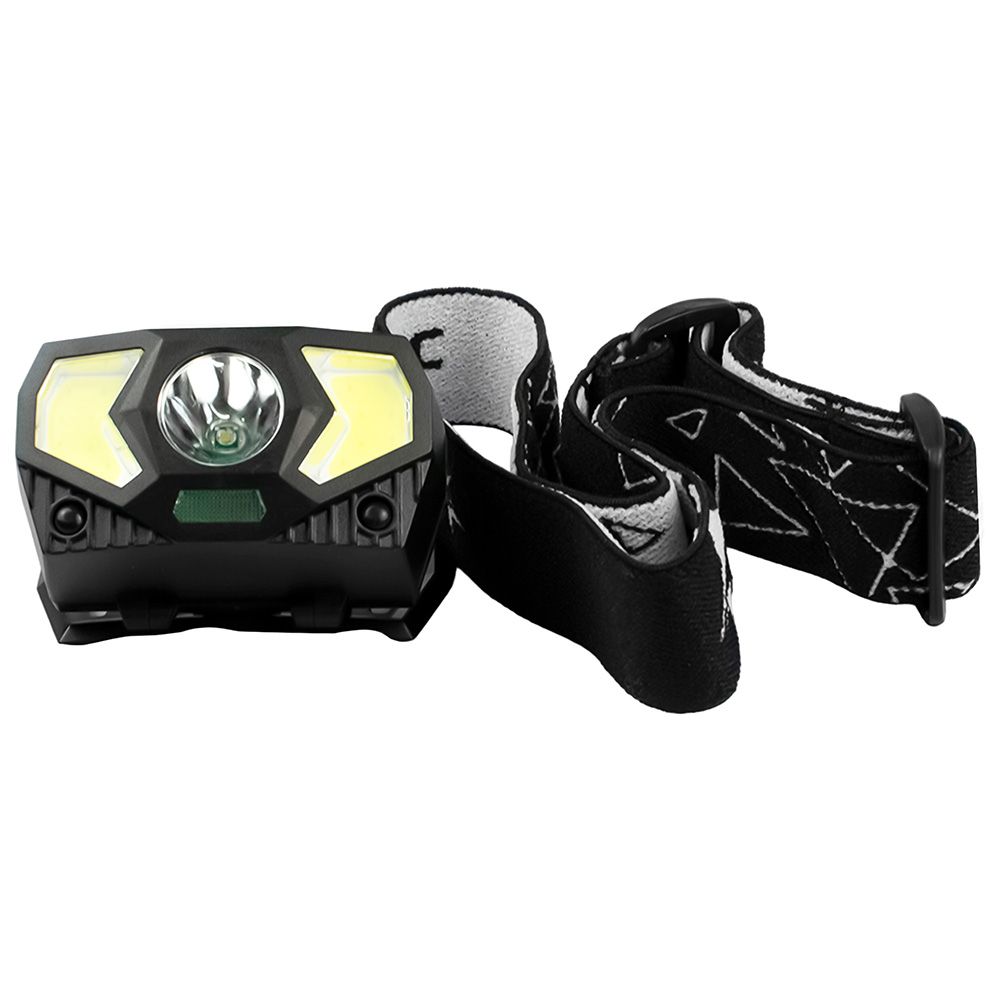 Фонарь налобный KocHuntHelper5W (3xR03) 1св/д XPE 3W+COB 2W+красный св/д,180lm+140lm, космос