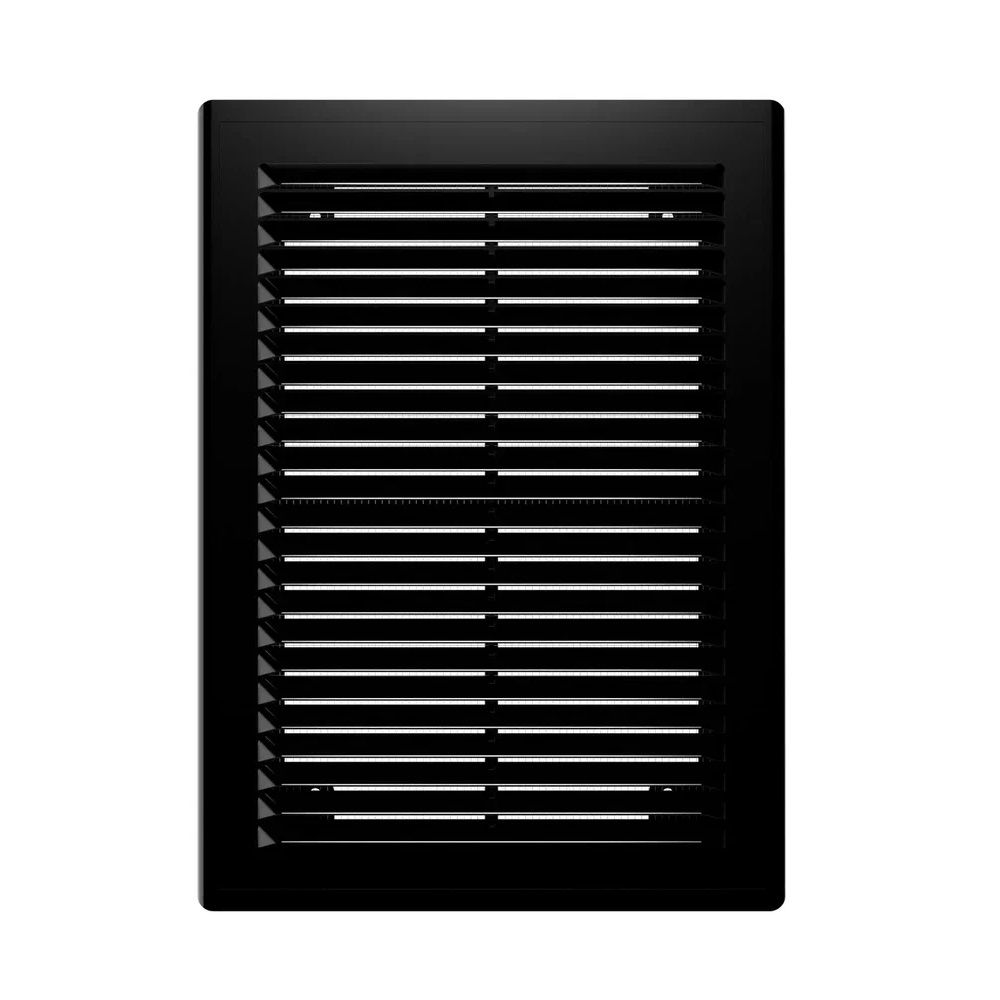 Решетка вентиляционная Era 1825Р Black 185х255 мм черная