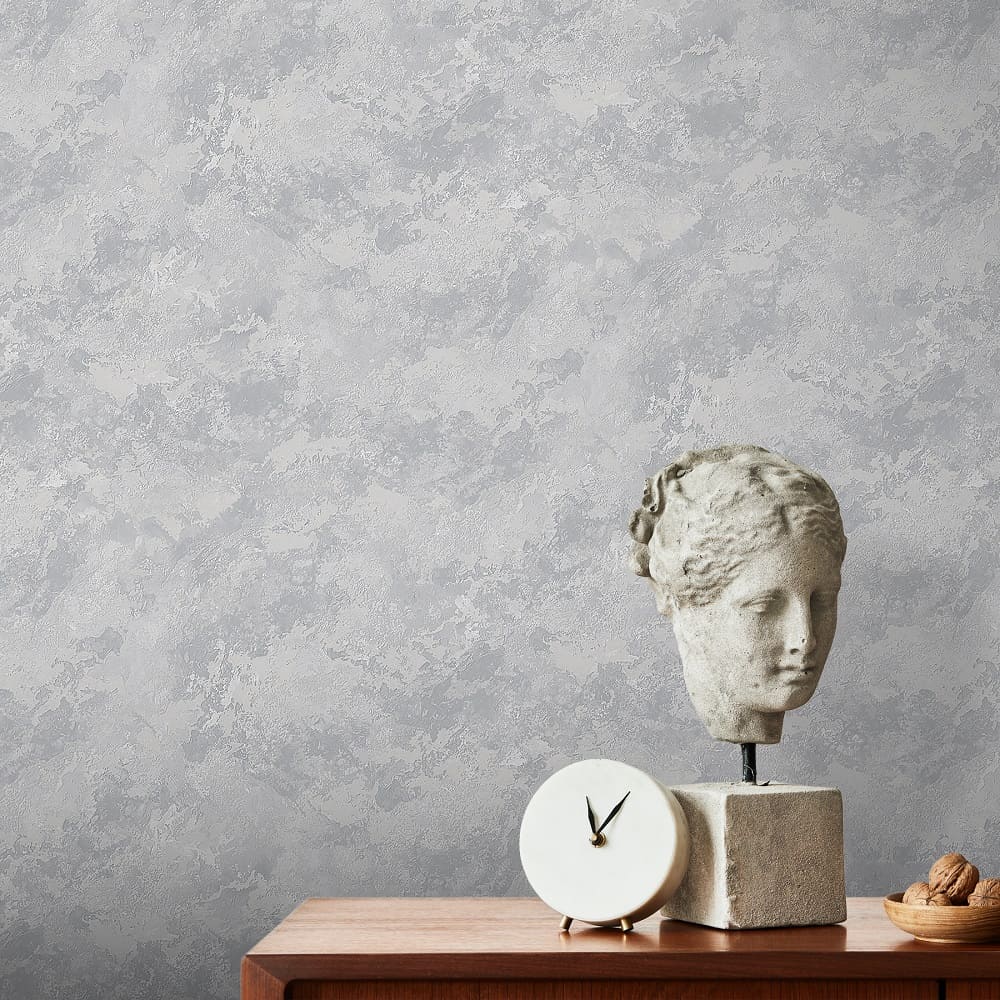 Обои Victoria Stenova Fresco 285627 серые однотонные1,06х10 м