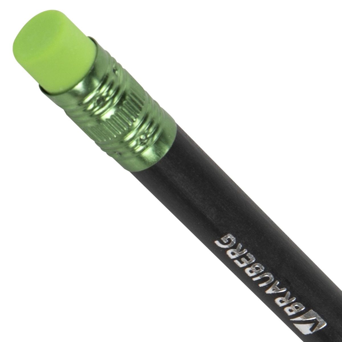 Карандаш чернографитный Brauberg Black Wood НВ с ластиком