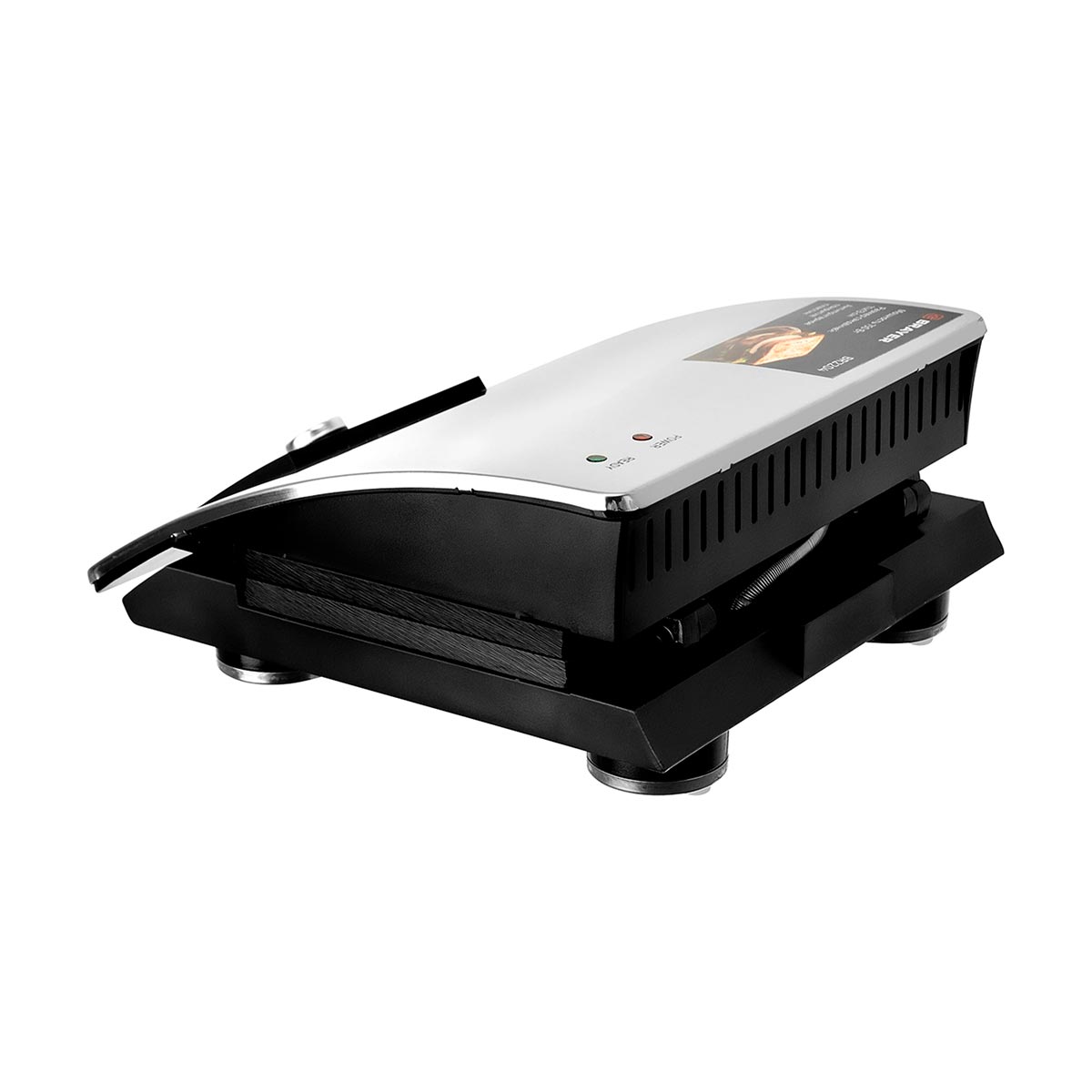 Сэндвичница Brayer 750 Вт пластины с антипригарным покрытием 11x13 см пластиковый корпус фикс ручка 2204BR