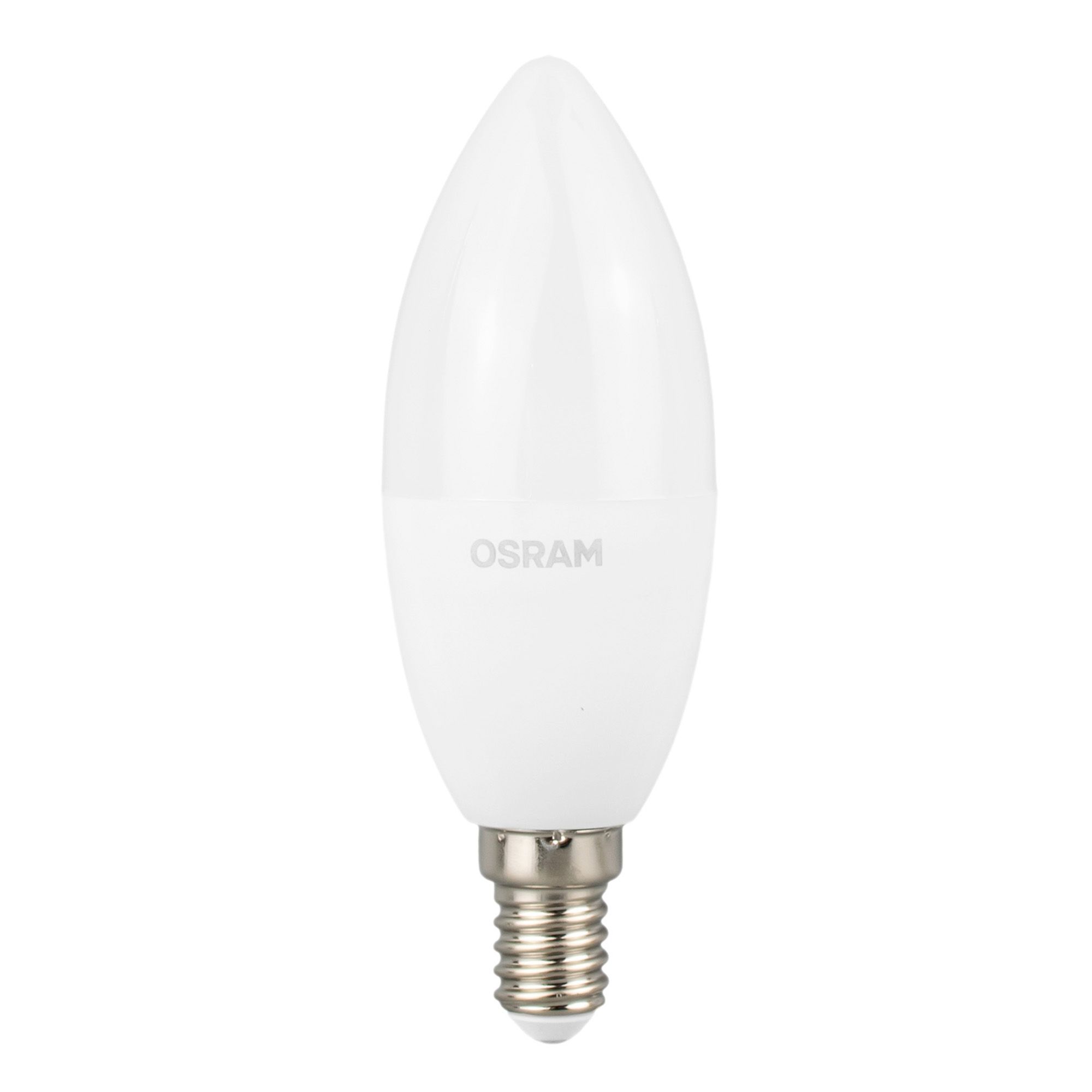 Лампа светодиодная LED Е14 свеча матовая 10Вт 4000К Value LVCLB75 10SW/840 свеча матовая E14 230В 10х1 RU OSRAM
