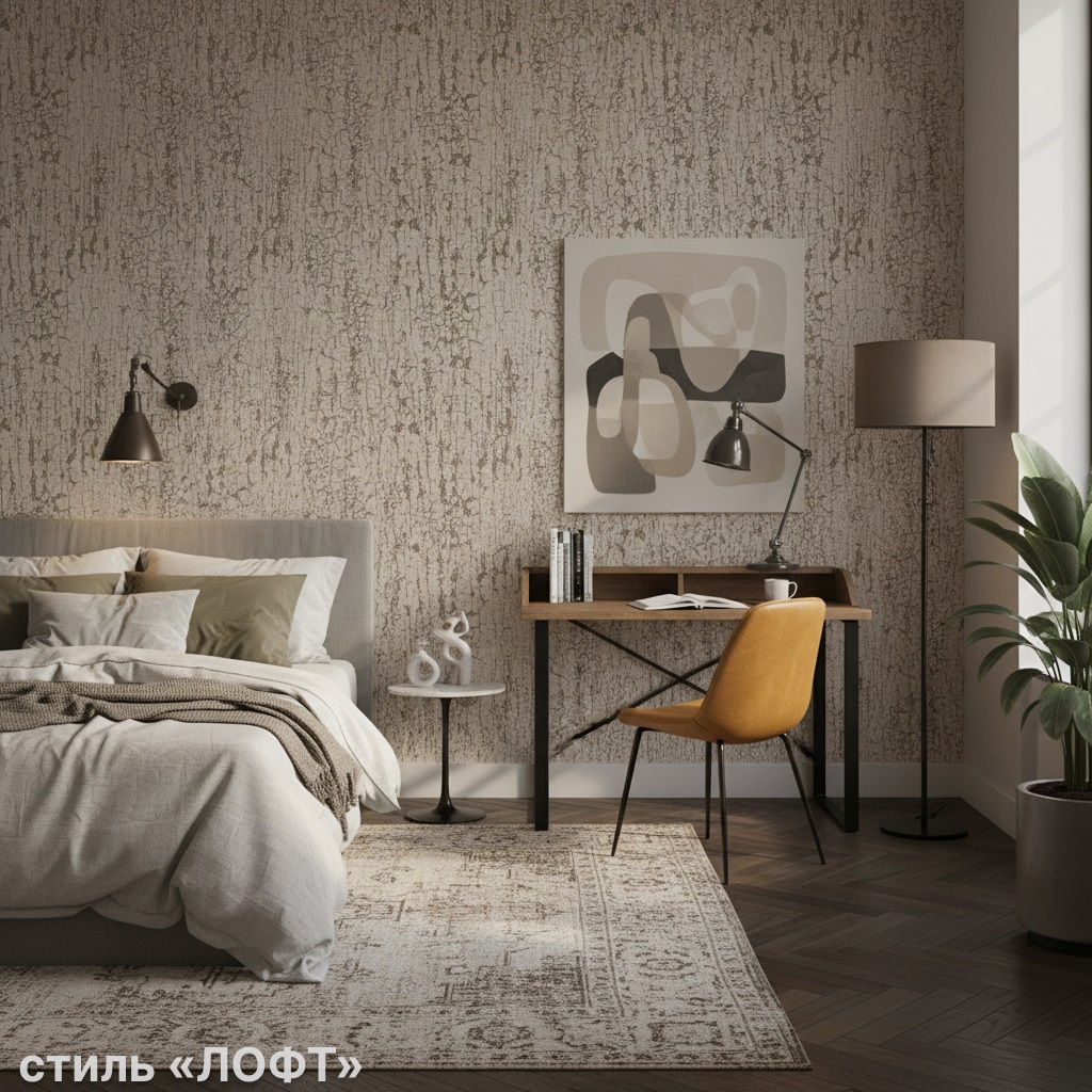 Обои Green Walls Кора С40 4116 03 дуб розовое золото абстракция 1,06х10,05 м