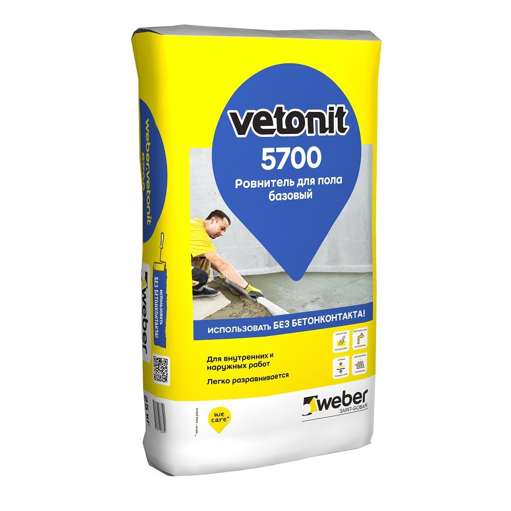 Стяжка для пола Vetonit 5700 25 кг