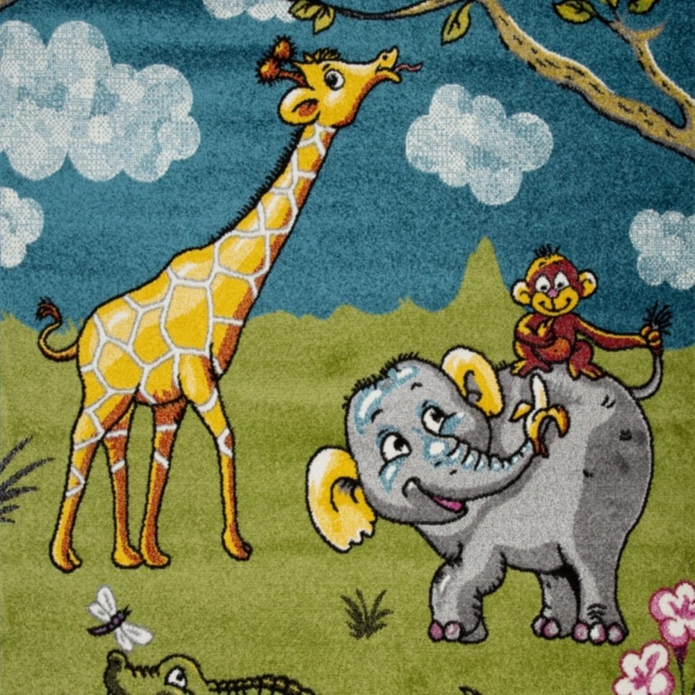 Ковер детский Art Kids Merinos LM15 1х1,5 м зеленый